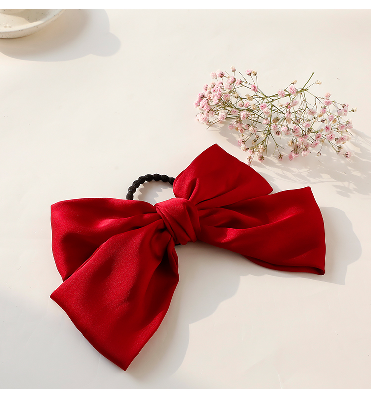 Kẹp tóc phối nơ lớn ngọt ngào dễ thương dành cho nữ