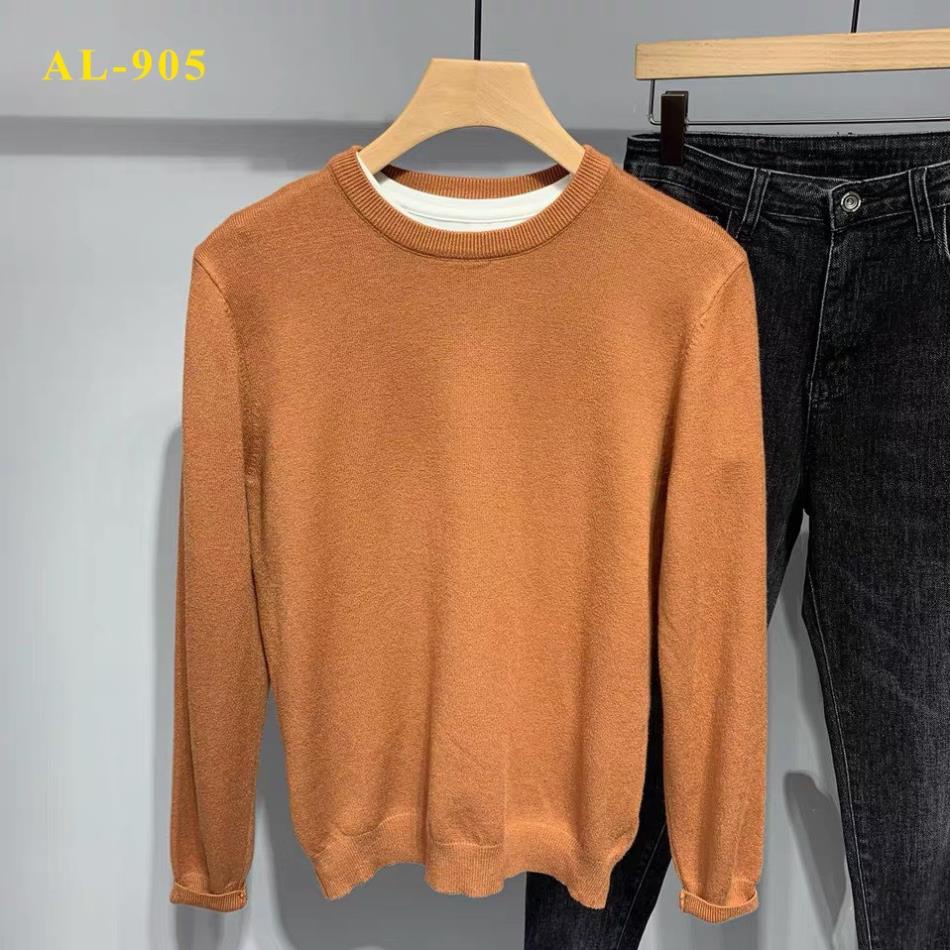 - Áo Len Nam Cổ Tròn Lông Cừu Siêu Mịn - Thời Trang Nam Cao Cấp HTshop -p0
