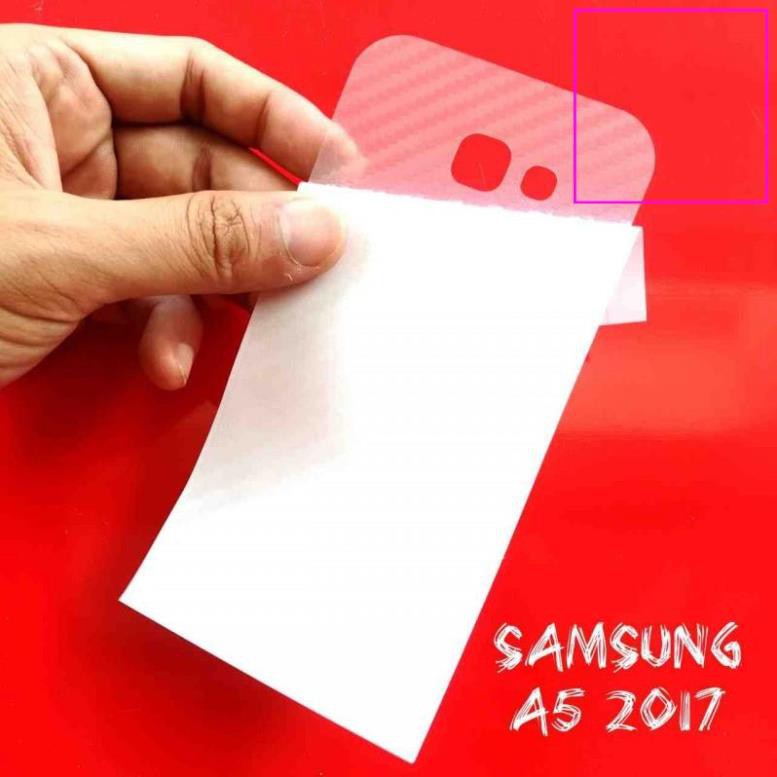 [FREE SHIP] Combo 10 Miếng dán cacbon chống xước lưng Samsung A5,A5 2016 ,A5 2017.