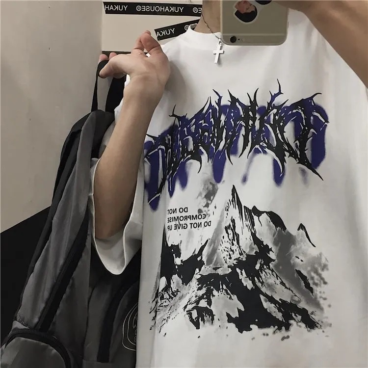 Áo thun tay lỡ form rộng nam nữ vải mịn, Áo phông unisex Tiger.86 AFR344