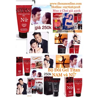 Titan - Gel Titan Đỏ Phụ Khoa Dành Cho nữ