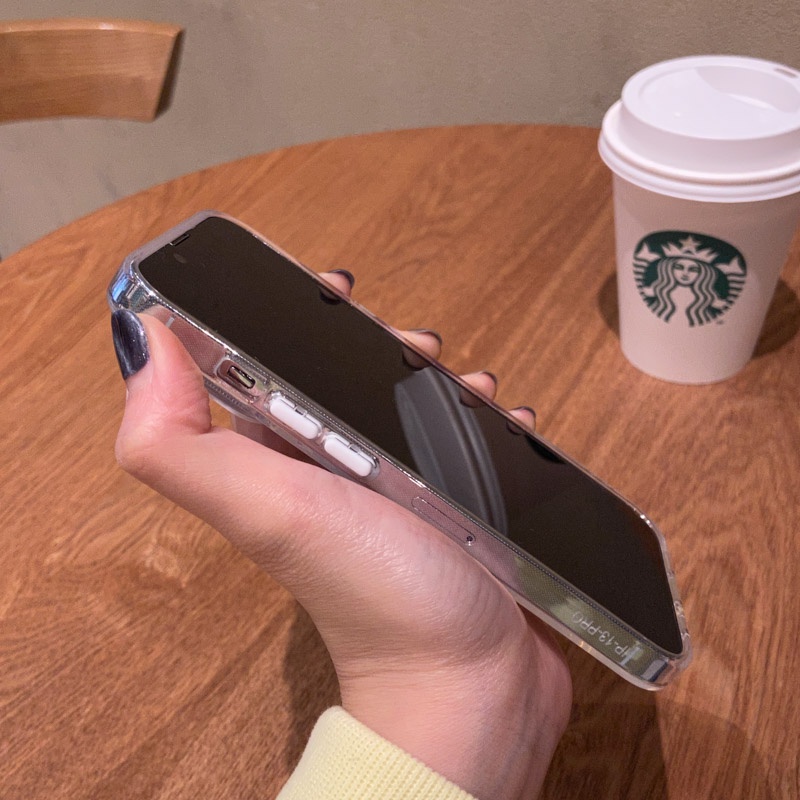 Ốp Điện Thoại TPU Trong Suốt Màu Gradient Cho Iphone 15 14 Pro Max 13 Pro Max 12 11 Pro Max Xs Xr 8 7 Plus