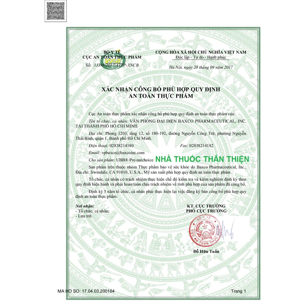 Pre-Natchoice UBB- Hỗ trợ bổ sung vitamin và khoáng chất cho bà bầu