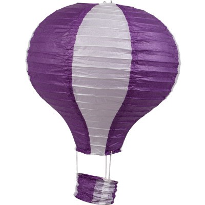 [ HCM ] Đèn lồng giấy hình khinh khí cầu dùng trong trang trí tiệc - loại đường kính 40cm