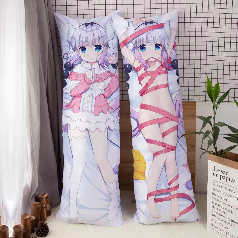 Vỏ Gối In Hình Anime Kobayashi-san Chi No Maid Dragon Dakimakura