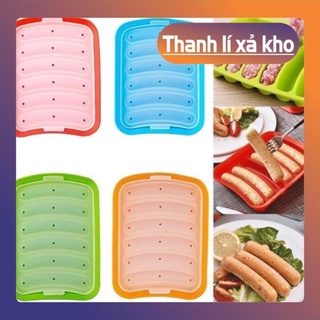 Khuôn Làm Xúc Xích, Khuôn Làm Lạp Xưởng Silicon Tại Nhà Cho Bé Ăn Dặm Tiện Dụng