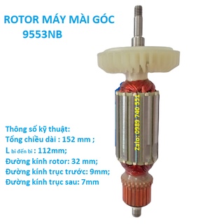 Rotor máy mài góc 9553NB - 9554 Hàng dây đồng