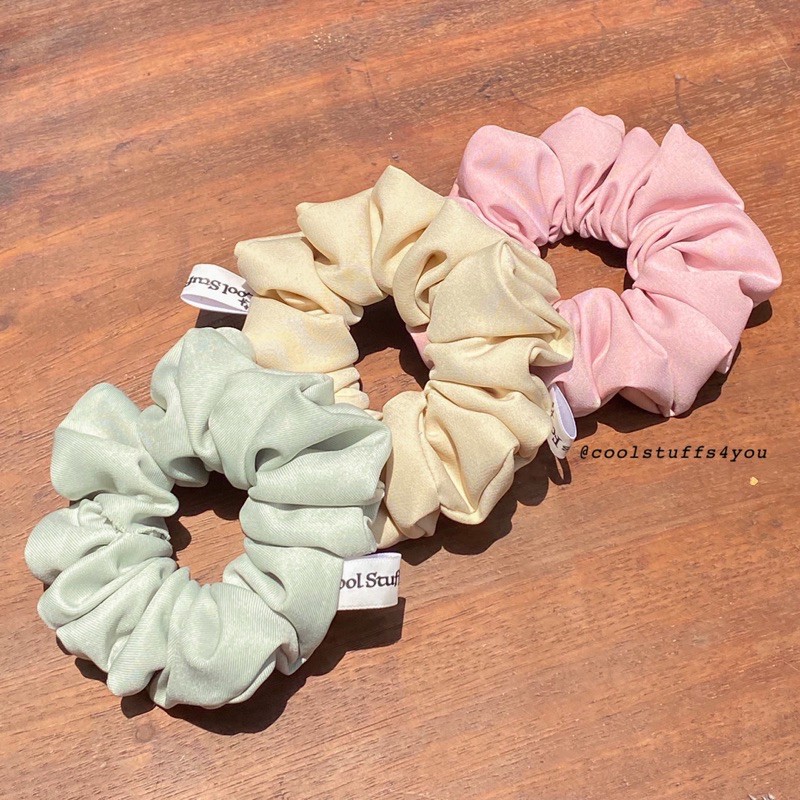 Đồ buộc tóc scrunchies tone màu pastel nhẹ nhàng✨