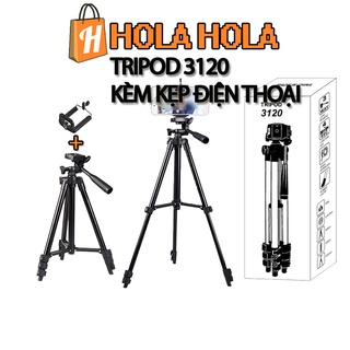 Tripod máy ảnh TF 3120 kèm giá đỡ điện thoại