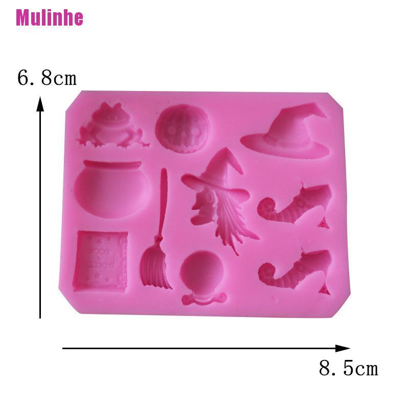 Khuôn Silicone Làm Bánh Hình Bí Ngô Phong Cách Halloween