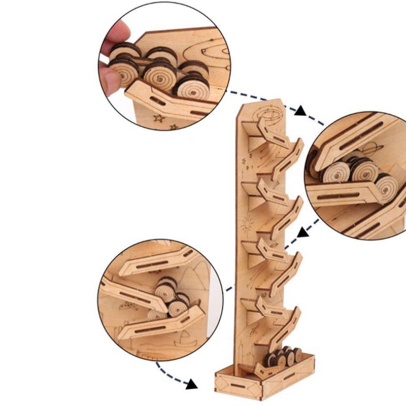 đồ chơi trẻ em Lắp Ráp Mô Hình Tàu Vũ Trụ 3d Bằng Gỗ Diy