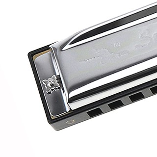 10 Holes 20 ToneC Silver Harmonica Diatonic Blues Harp
