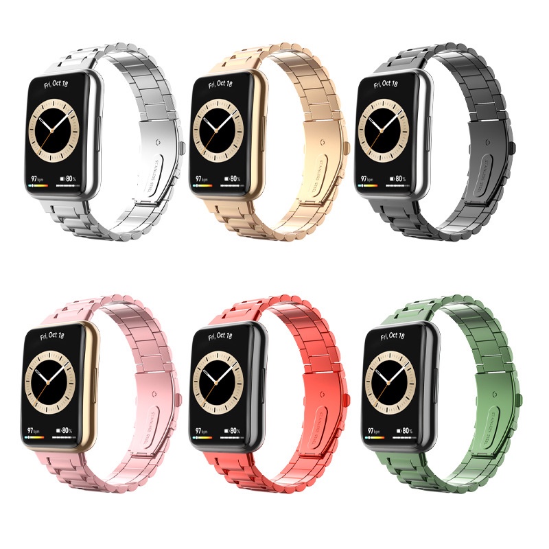 Dây Đeo Kim Loại Bằng Thép Không Gỉ Cho Đồng Hồ Thông Minh Huawei watch fit 2 / Huawei watch fit 2 fit2