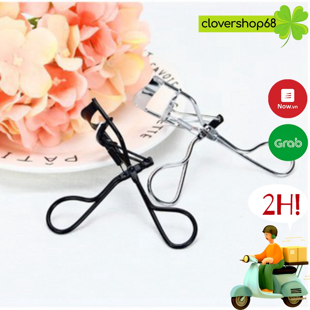 Kẹp uốn mi, kẹp lông mi thép không gỉ đẹp - Kẹp uốn cong mi  Clovershop68