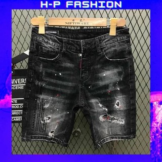 Quần short jean nam thời trang Hpfashion, quần short nam vải jean co giãn mềm mịn, form cực chuẩn - QSJNTCS230