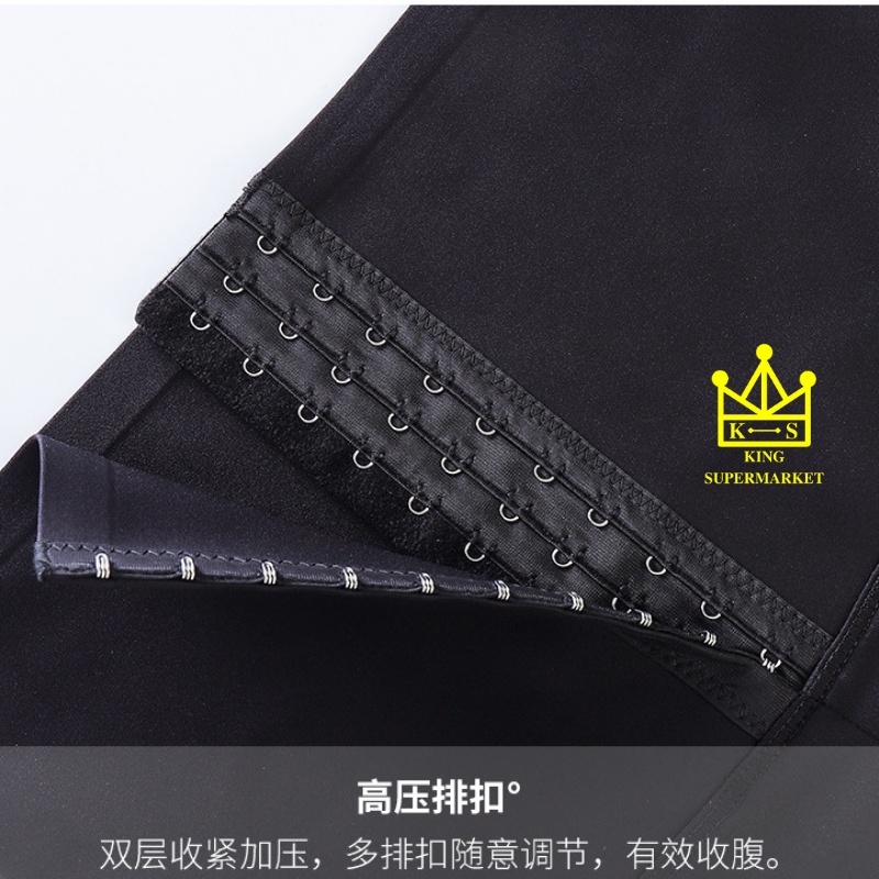 Quần legging gen bụng móc cài đùi ngố dài