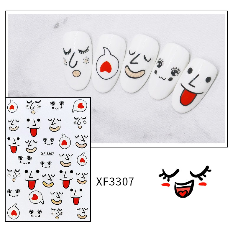 Sticker Biểu Cảm Khuôn Mặt Phong Cách Sành Điệu Hình Mặt Người Ngộ Nghĩnh Mới Nhất 2020- Lẻ 1 Cái