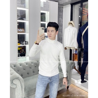 Áo Len cổ 3CM len lông cừu co dãn