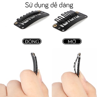 Kẹp bấm tóc giả chữ U dùng để cố định tóc