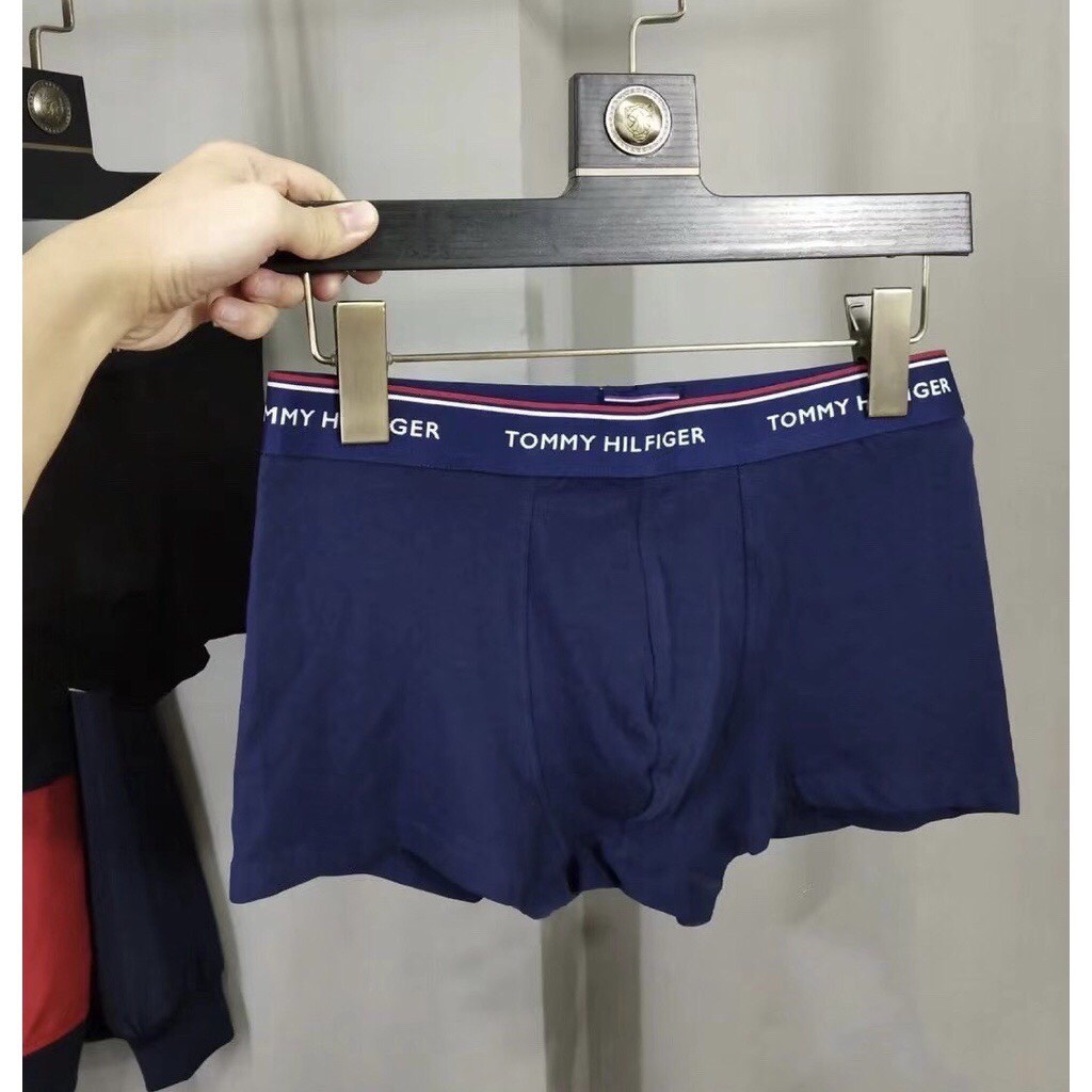 Quần lót nam boxer Tomy đùi cao cấp cotton đẹp siêu thấm hút mồ hôi thoải mái vận động thoáng mát