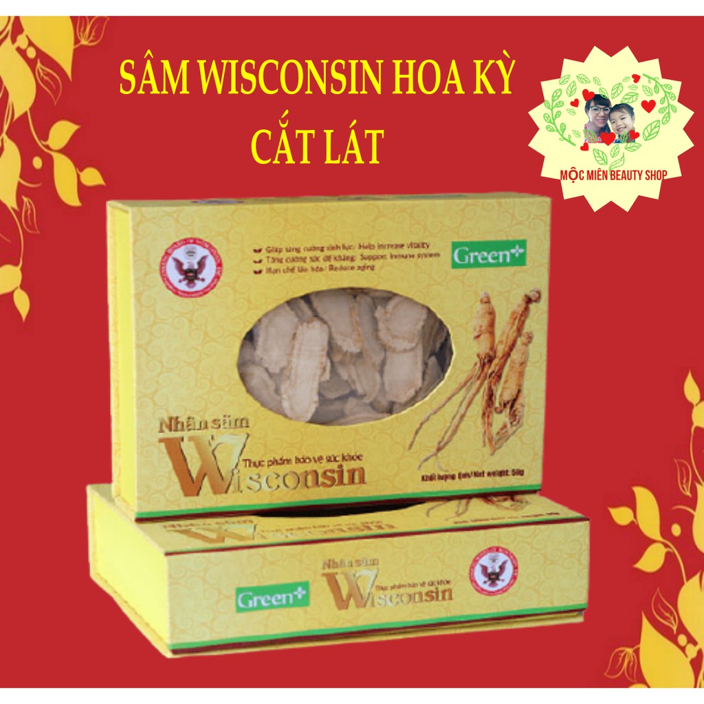 [Chính hãng] Sâm Wisconsin Hoa Kỳ – Cắt lát
