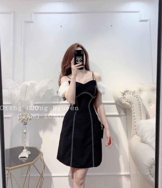 Váy Umi 2 dây trễ vai