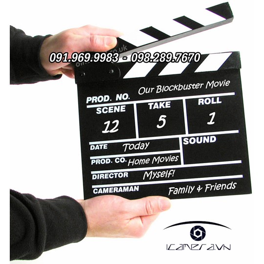 BẢNG CLAPPER BOARD ĐIỆN ẢNH GIÁ RẺ bảng dập quay phim chuyên nghiệp cho đạo diễn đạo cụ cắt cảnh quay phim cỡ lớn
