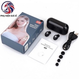 Tai nghe Bluetooth AMOI F9 Cảm ứng vân tay, siêu bass