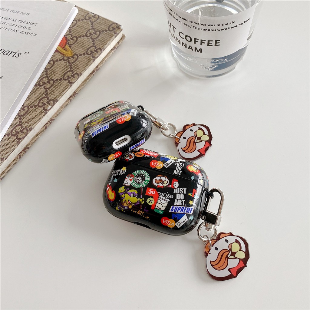 Vỏ bảo vệ hộp sạc tai nghe AirPods Pro AirPods 1/2 AirPods 3 bằng IMD hình cá tính