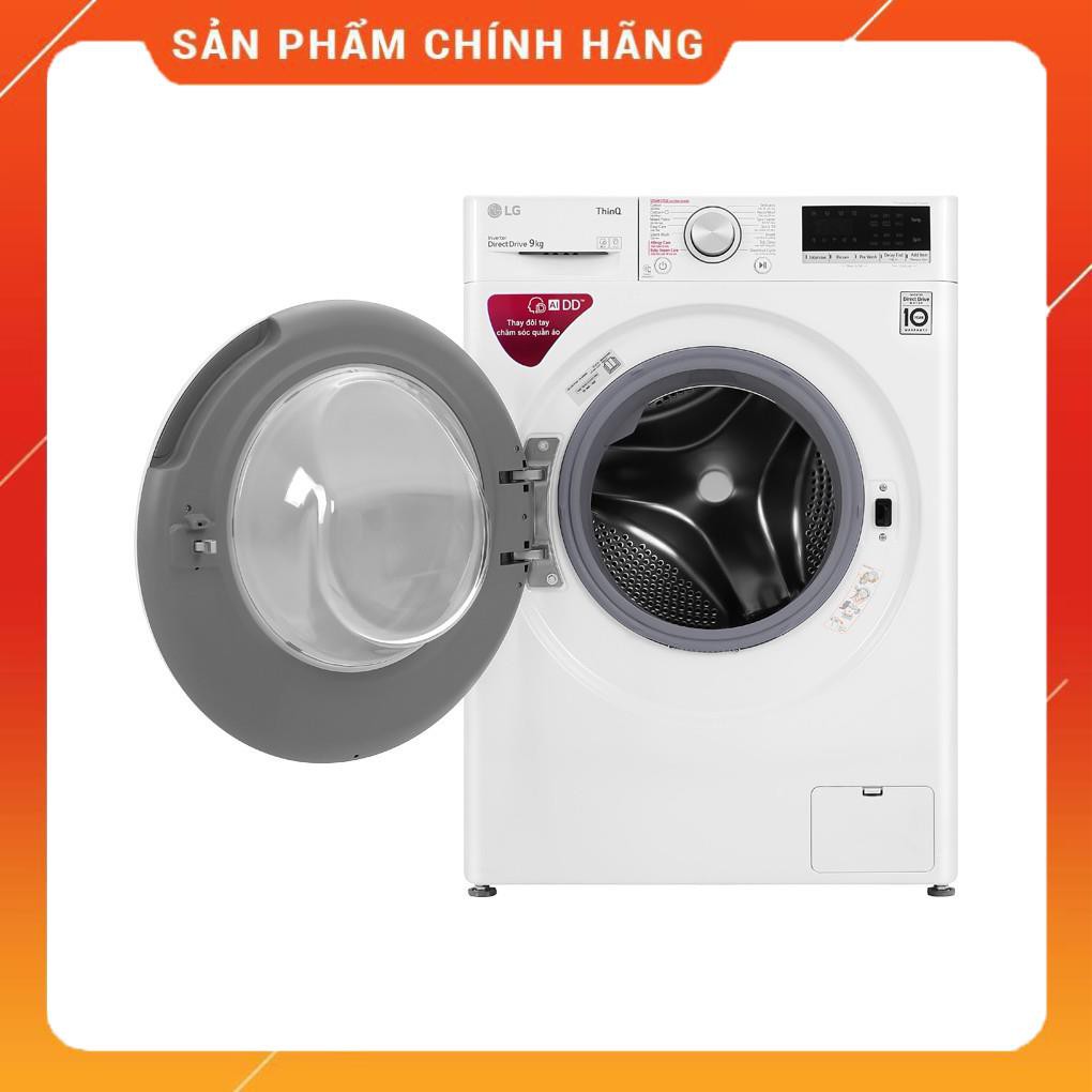 [Mã ELMS5TR giảm 5% đơn 5TR] [ VẬN CHUYỂN MIỄN PHÍ NỘI THÀNH HÀ NỘI ] Máy giặt LG Inverter 9 kg FV1409S4W Mới 2020