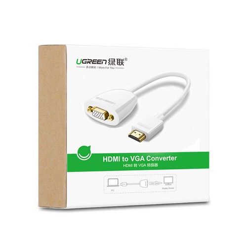 [Mã ELHACE giảm 4% đơn 300K] Cáp Chuyển HDMI Sang VGA Ugreen 40252 - Hàng Chính Hãng