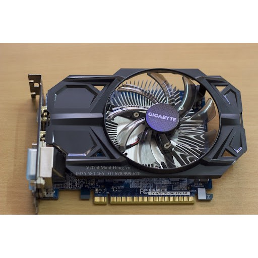 Card màn hình GTX 750ti OC2gb DDR5 128bit chơi pubg tốt