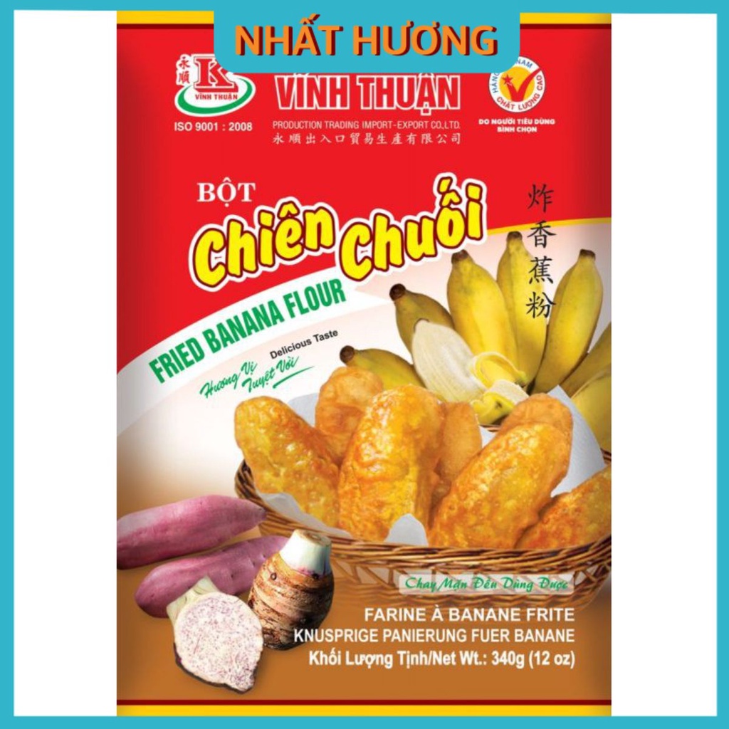 Bột Chuối Chiên Vĩnh Thuận 340gr