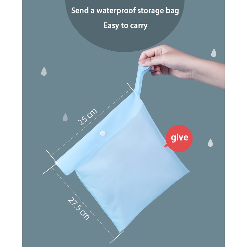 Áo Mưa Có Mũ Trùm Chống Nước In Hình Hoạt Hình Phản Quang Cho Trẻ Em 6-13 Tuổi