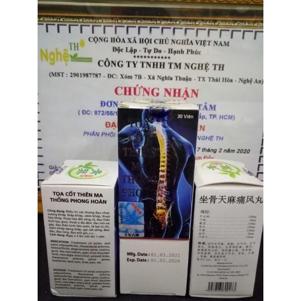 Tọa Cốt Thiên Ma Thống Phong Hoàn Malaysia
