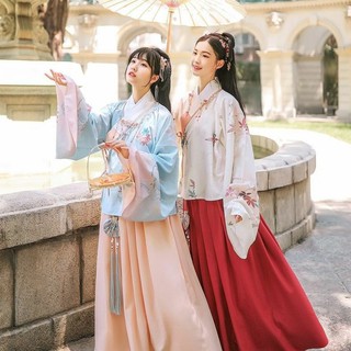 [order] trang phục cổ trang chân váy  4.5m kèm ảnh thật