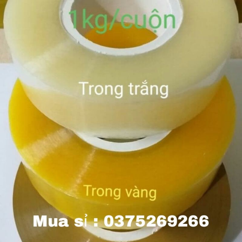 Băng keo cuộn 1kg / lõi nhựa 8mm  [giá xưởng]