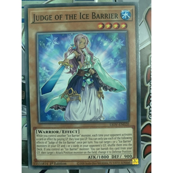 bài yugioh: judge of the ice barrier