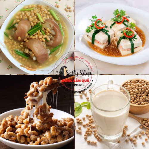 250gr Đậu Nành Quê Sạch - Nông Sản Quê Sally Shop