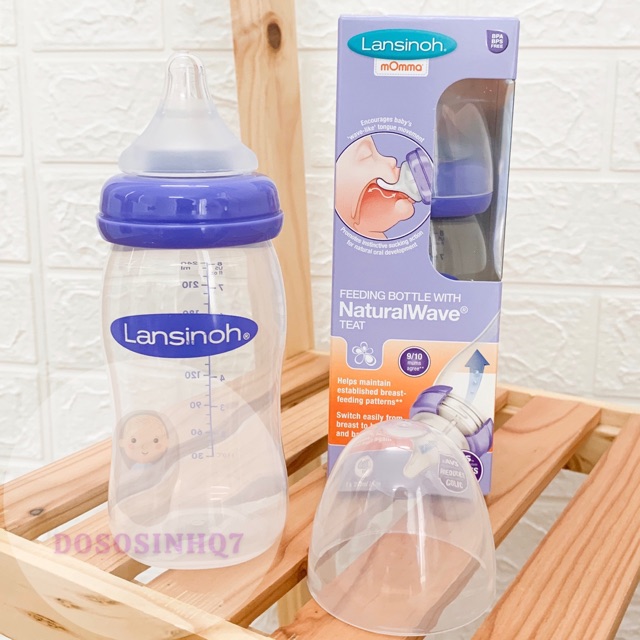 [CHÍNH HÃNG] BÌNH SỮA LANSINOH MOMMA 160ML/240ML