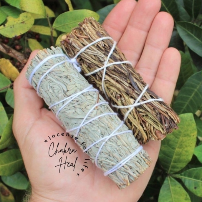Blue Sage Yerba Santa - Xô Thơm Thanh Lọc Bản Thân l Chakra Heal Incense