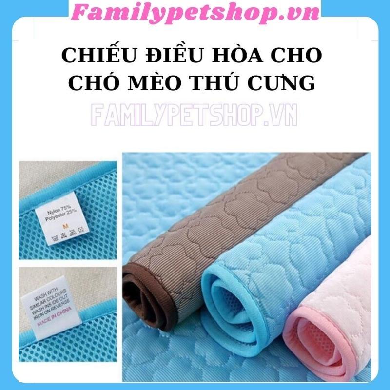 Đệm điều hòa cho chó mèo-mẫu thảm chiếu thoáng khí có thể giặt cho cưng-familypetshop.vn