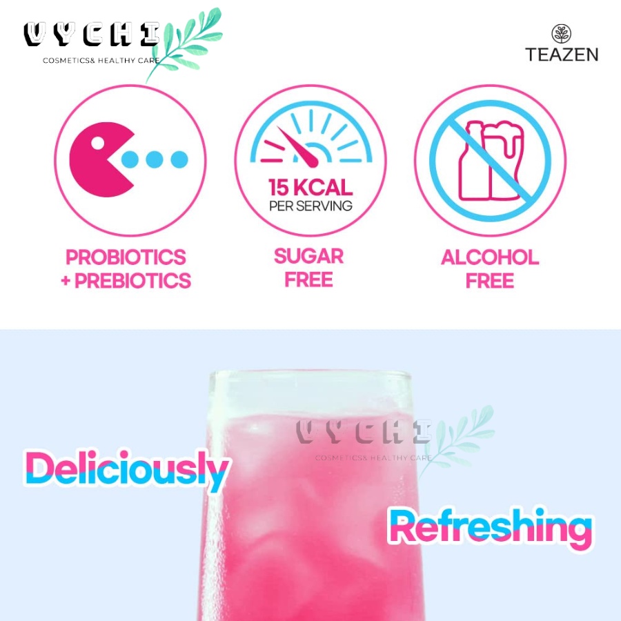 Trà Teazen Kombucha Đào 30 Gói Nhập Khẩu Hàn Quốc