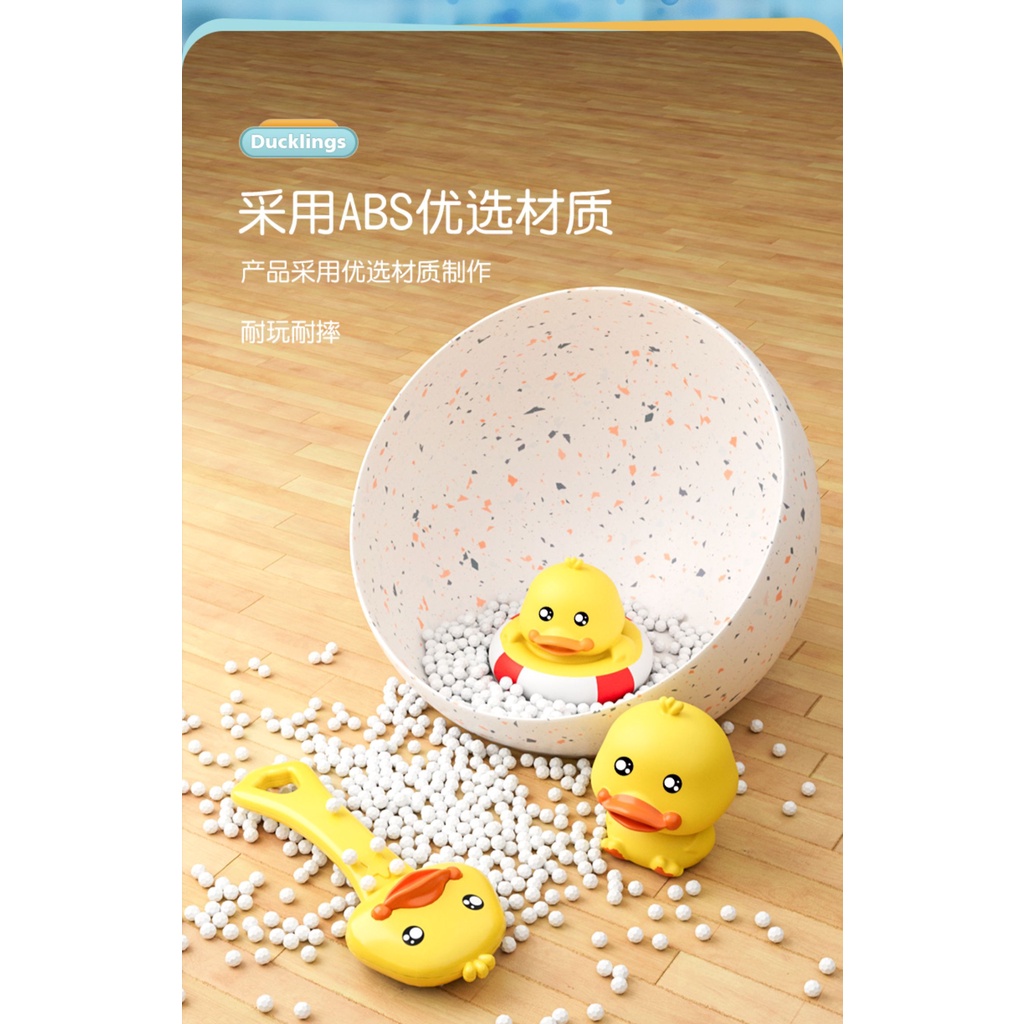 Bộ đồ chơi nhà tắm vịt vàng 8 chi tiết đáng yêu