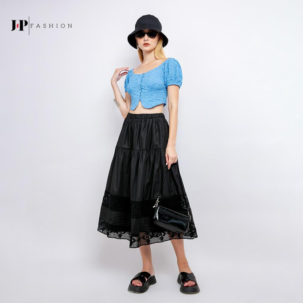 Áo Croptop Nữ J-P Fashion ngắn tay 10608525 CT5