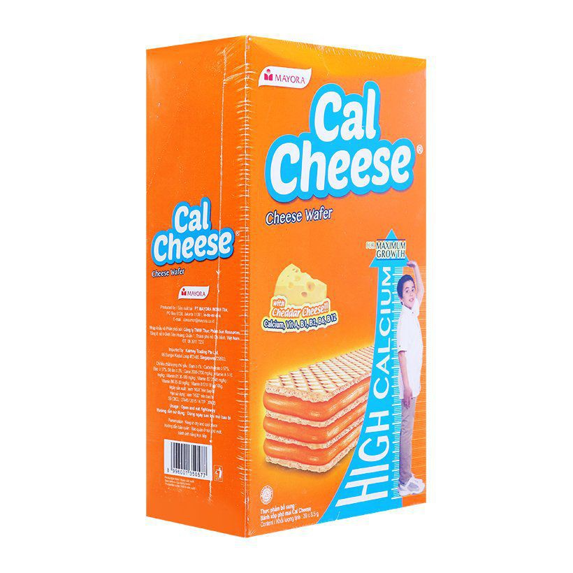 Bánh xốp phô mai Cal Cheese hiệu Mayora hộp 340g