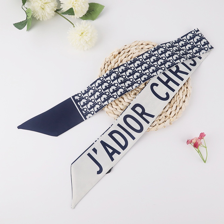 Khăn Quàng Cổ / Túi Xách Bằng Lụa Cỡ Nhỏ Trang Trí Dây Ruy Băng Dài 24 Giờ