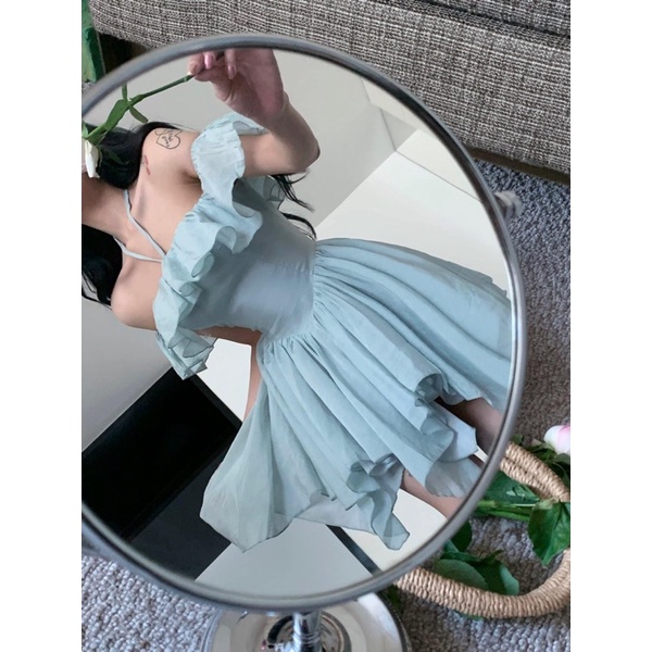 Đầm nữ ulzzang màu baby mint