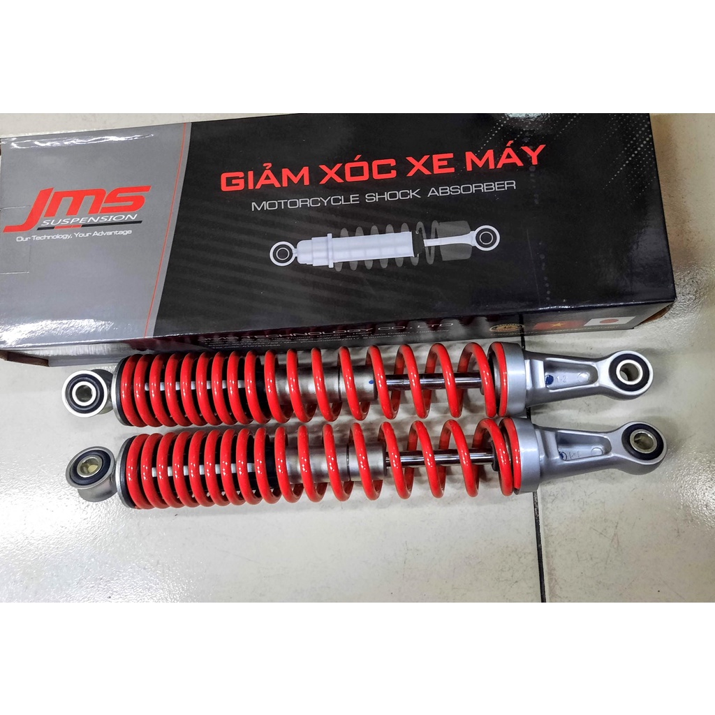 Giảm xóc  sau chính hãng JMS dùng cho Wave Blade / WRX/ Alpha mới/ Future 125 mập