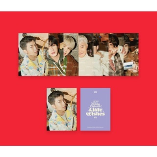 BTS 2021 HOLIDAY COLLECTION, 𝑳𝙞𝑻𝑻𝑳𝑬 𝑾𝞘𝑺𝑯 CARDIGAN (RED)